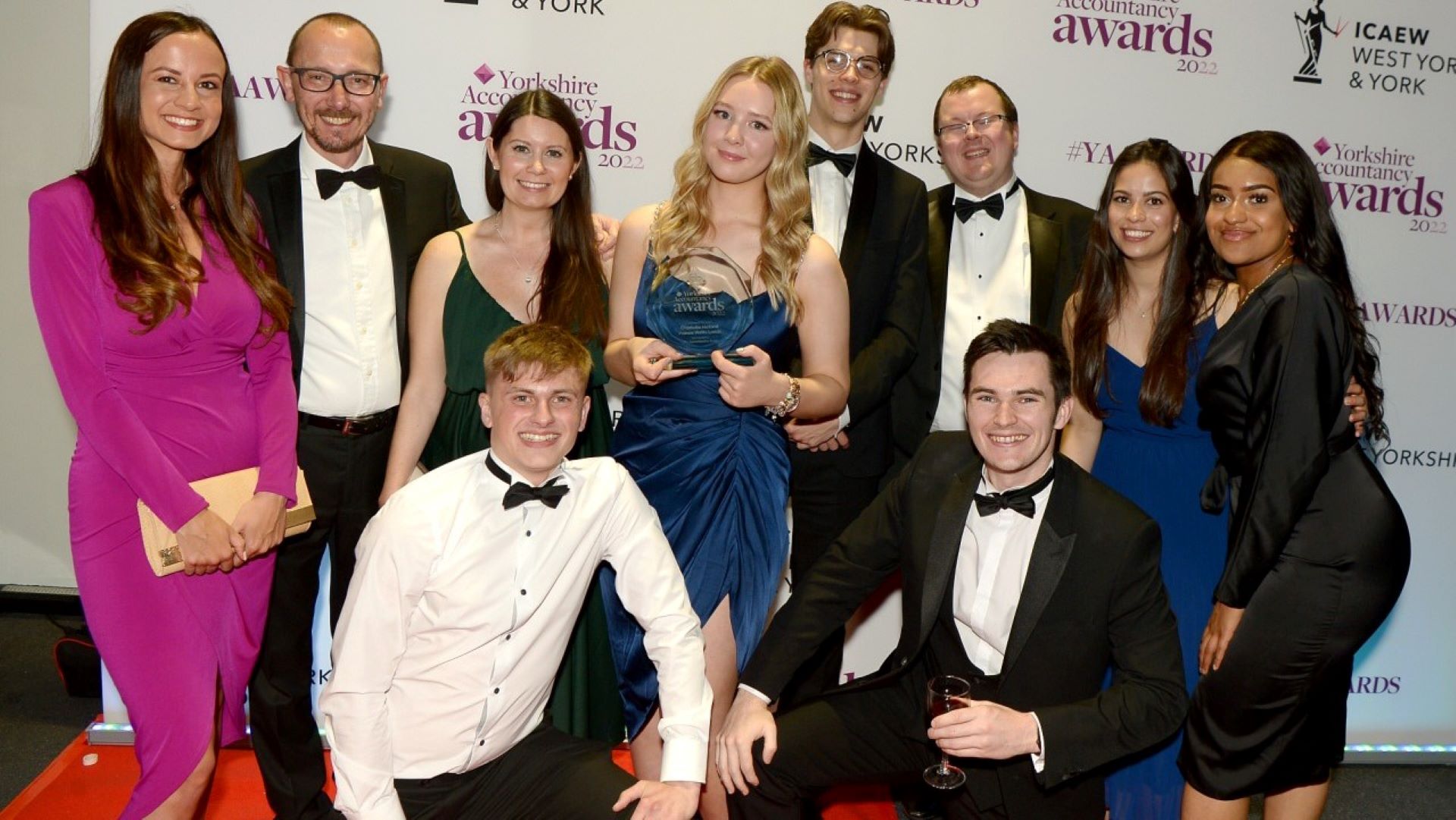 Haines Watts celebrate winning at Yorkshire Accountancy Awards