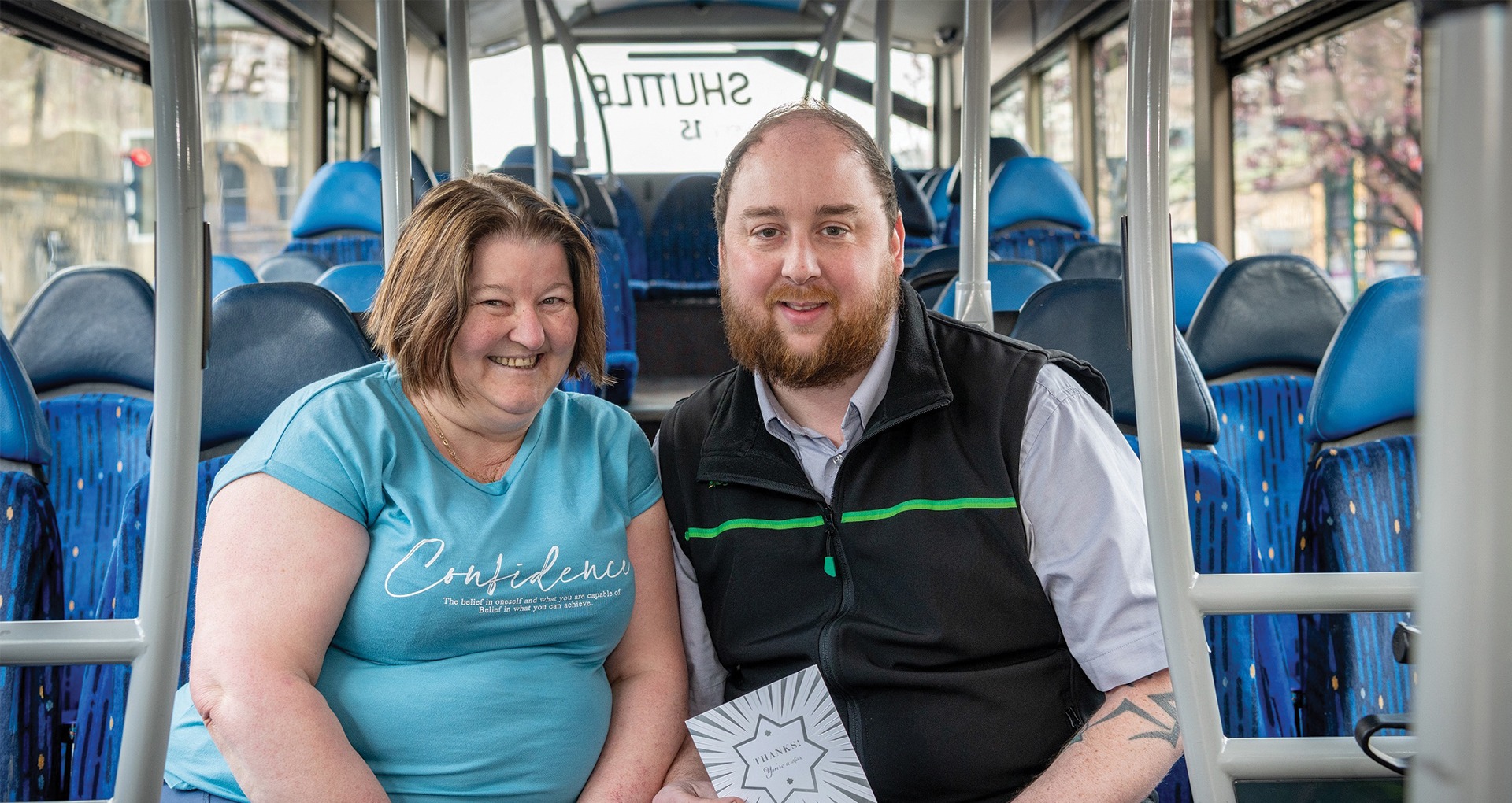 shuttle customer praises driver after Bradford bus drama
