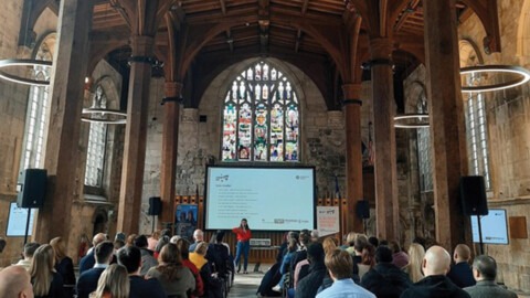 York entrepreneurs learn routes to Start-Up Success. Event held in York Minster.